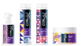 Ohmygod blond shampoo e condicionador e máscara e liso mágico