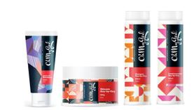 Ohmygod day by day shampoo e condicionador e máscara e leave in macadame Ohmygod day by day shampoo e condicionador e máscara e leave in macadame