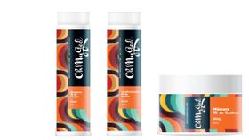 Ohmygod tô de cachos shampoo e condicionador e máscara