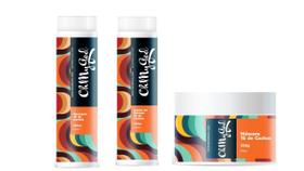 Ohmygod tô de cachos shampoo e creme de pentear e máscara Ohmygod tô de cachos shampoo e creme de pentear e máscara