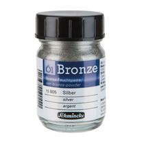 Oil Bronze Schmincke 50ml Pigmento Metálico Silver