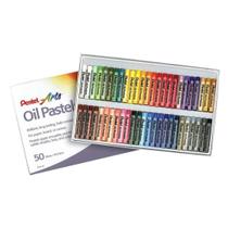 Oil Pastel Pentel Arts- Giz Pastel Para Desenhar 50 Cores