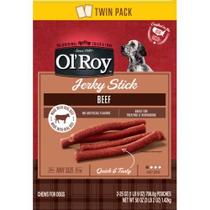 Ol' Roy Palitos de Carne Seca de Boi 1,42 kg Pacote com 2 Ol' Roy Palitos de Carne Seca de Boi 1,42 kg Pacote com 2