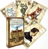 Old Style Lenormand Oracle Deck Oráculo Cigano Estilo Antigo Baralho de Cartas de Tarô