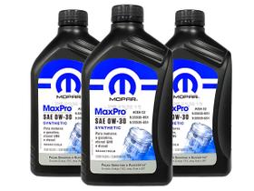 Óleo 0w30 Mopar Max Pro Sintético 68444159LA - 3 Litros Óleo 0w30 Mopar Max Pro Sintético 68444159LA - 3 Litros