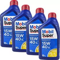 Óleo 15W-40 Mobil Super Semissintético API SL (KIT 4L) Óleo 15W-40 Mobil Super Semissintético API SL (KIT 4L)