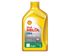 Óleo 15w40 Shell Helix HX6 Semissintético API SN 1 Litro