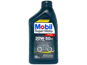 Óleo 20w50 Mobil Super Moto Mineral 4 Tempos - 1 Litro
