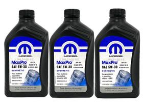 Óleo 5w30 MaxPro Sintético Original Mopar - 3 Litros Óleo 5w30 MaxPro Sintético Original Mopar - 3 Litros