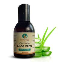 Óleo Aloe vera (babosa) 100% natural - Nutrição capilar, cuidados com a pele, massagem terapêutica