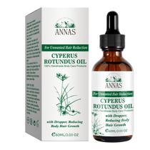 Óleo Annas Cyperus Rotundus 60 ml Redutor de Crescimento dos Pelos