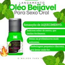 Óleo Beijável Para Oral Efeito Hot Esquenta Sabor Menta Hot 15ml La Pimienta