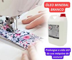 Oleo branco p/ máquina de costura 5 litros