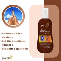 Oleo Bronzeador Corporal JayLuc Spray FPS 8 140 ml