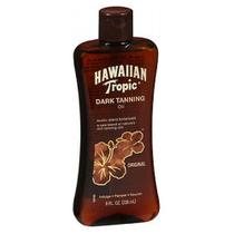 Óleo bronzeador escuro Hawaiian Tropic 8 oz da Hawaiian Tropic (pacote com 4)