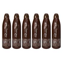 Óleo bronzeador Panama Jack Trophy Não contém proteção solar (SPF 0), fórmula leve com óleos exóticos, babosa e manteiga de cacau, fragrância tropical, 5,5 onças (pacote com 6)