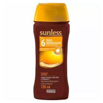 Óleo Bronzeador Sunless FPS 6 Cenoura 120ml