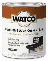 Óleo Butcher Block + Stain Watco 359023 Ebony 473 ml