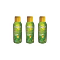 Oleo Cabelo e Corpo Marcia 90ml Ricino-Kit C/3un