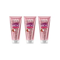 Oleo Capilar Creme Dabelle 190ml Explosão de Brilh-Kit C/3un
