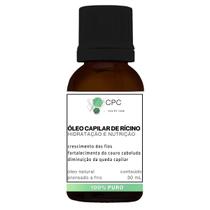 Oléo Capilar de Rícino 100% puro 30ml Hidrata e Nutre