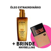 Óleo Capilar Elseve Extraordinário 100ml + Brinde Base Mayb Fit Me 09