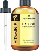 Óleo capilar First Botany com vitamina E e óleo de rícino 120 ml Óleo capilar First Botany com vitamina E e óleo de rícino 120 ml
