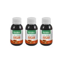 Oleo Capilar Fixed Keratex Argan 60Ml-Kit C/3Un