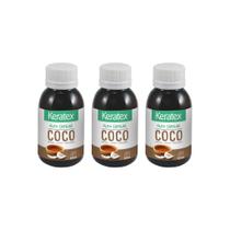 Oleo Capilar Fixed Keratex Coco 60ml - Kit C/ 3un