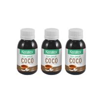 Oleo Capilar Fixed Keratex Coco 60Ml - Kit Com 3Un