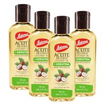 Óleo Capilar Jaloma de Coco com Queratina 4x120ml