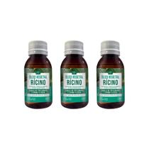 Oleo Capilar Vegetal Muriel 60Ml Ricino-Kit C/3Un