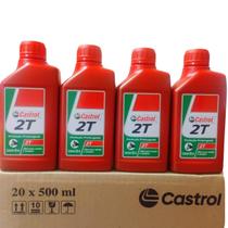 Oleo Castrol 500 ml Para Motores 2 Tempos Caixa 20 Unidades