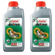 Oleo Castrol Actevo 4 Tempos 2 Litro 15w50 Semi-sintetico Oleo Castrol Actevo 4 Tempos 2 Litro 15w50 Semi-sintetico