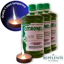 ÓLEO CITRONELA KIT COMPLETO 3L + mini LAMPARINA de Brinde
