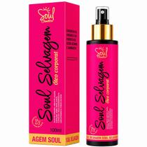 Óleo Clareador de Virilha e Axila manchas e estrias Selvagem soul Óleo Hidratante Corporal Rosa mosqueta 100ml
