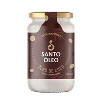 Óleo Coco Sabor E Aroma Suave Massagem Premium 500ml - Santo Óleo