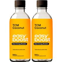Óleo Coconut Tcm Easy Boost Mct 100% Do Coco Kit 2x 1000ml