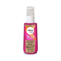Óleo Condicionante Proteção Térmica Reparador de Cachos Framboesa 42ml, Salon Line Óleo Condicionante Proteção Térmica Reparador de Cachos Framboesa 42ml, Salon Line