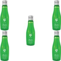 Óleo Corpo e Cabelos Fashion Rícino Mamona Frasco 130ml Kit 5 Unidades