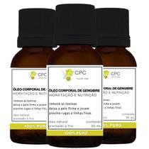 Óleo Corporal Antioxidante de Gengibre 100% puro 30ml Kit com 3 unidades Óleo Corporal Antioxidante de Gengibre 100% puro 30ml Kit com 3 unidades