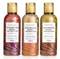 Óleo Corporal Beijável Para Massagem 120ml Linha Passion Sofisticatto Óleo Corporal Beijável Para Massagem 120ml Linha Passion Sofisticatto