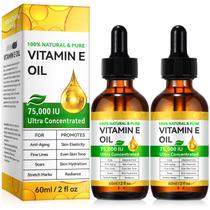 Óleo corporal de vitamina E Rulviou 75.000 UI para pele e rosto 120 ml