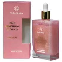 Óleo Corporal Iluminador Pink Stella Dustin - 100 ml