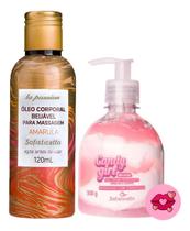 Óleo Corporal La Passion Amarula + Gel Hidrante Corporal Candy Girl