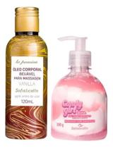 Óleo Corporal La Passion Vanilla + Gel Hidrante Corporal Candy Girl