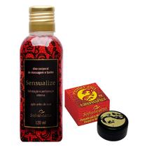Óleo Corporal Massagem Sensual Íntima Sensualize Pomada Fogo do Dragão Original Vermelho