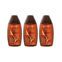 Oleo Corporal Muriel 100Ml Amendoas Com Colageno - Kit C/3Un