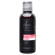 Óleo Corporal Para Massagem Aromático Morango Champagne 120g
