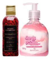 Óleo Corporal Sensualize + Gel Hidrante Corporal Candy Girl